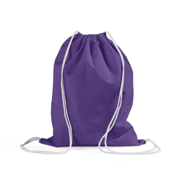 Cotton Canvas Drawstring Backpack Bags OR Printable Draw String Bags-FlyingCart.pk