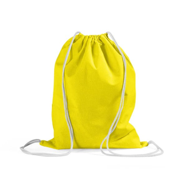 Cotton Canvas Drawstring Backpack Bags OR Printable Draw String Bags-FlyingCart.pk