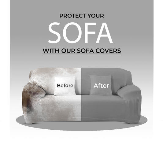 Silver Grey Sofa Cover