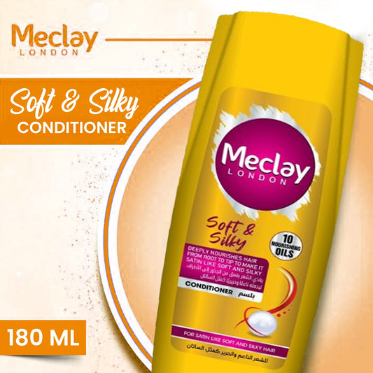 Meclay London Soft & Silky Conditioner 180ML - FlyingCart.pk