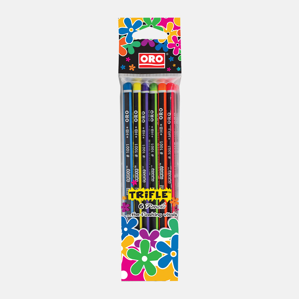 Trifle Poly Bag Pack of 6 Pencils - FlyingCart.pk