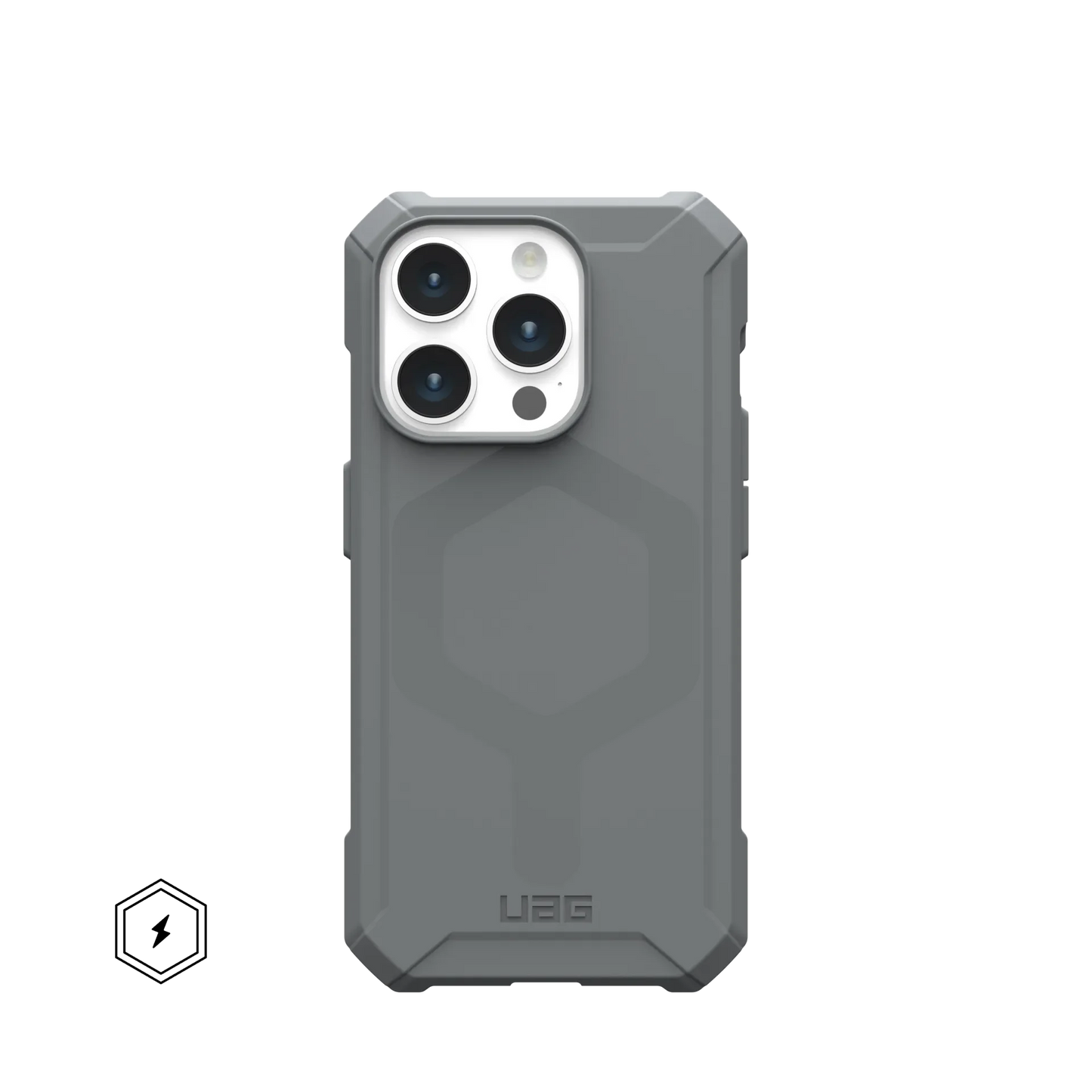 UAG ESSENTIAL ARMOR MAGSAFE CASE-Grey - FlyingCart.pk