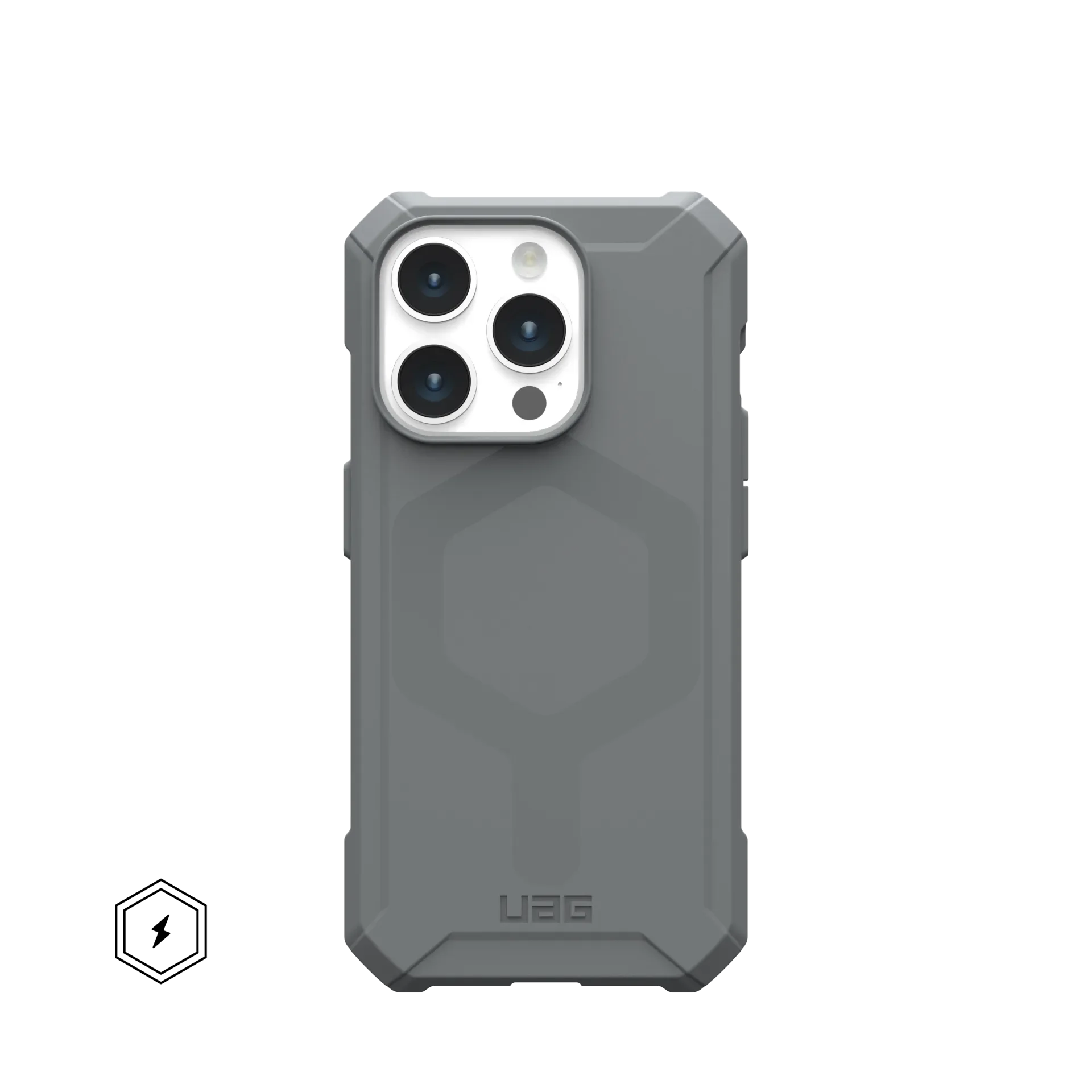 UAG ESSENTIAL ARMOR MAGSAFE CASE-Grey - FlyingCart.pk