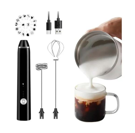 USB speed adjustable milk frother