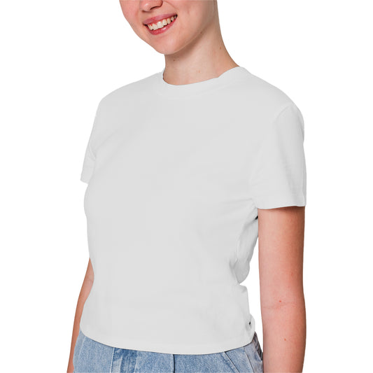 White T-Shirt For Women - FlyingCart.pk