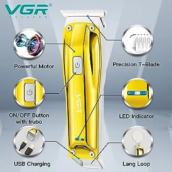 VGR V-955 Professional Cordless Hair Trimmer - FlyingCart.pk