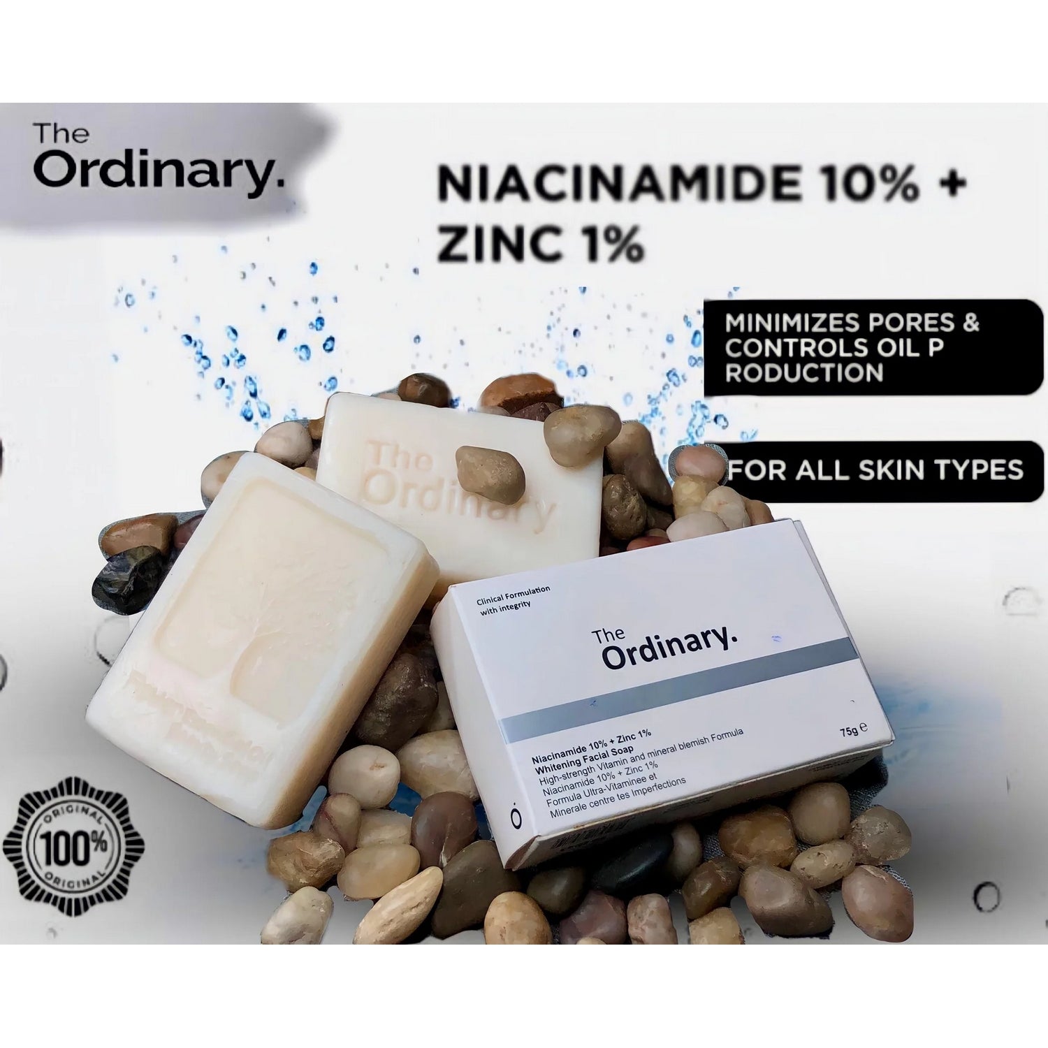 The Ordinary Niacinamide Facial Soap - FlyingCart.pk