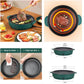 Non-Stick Electric Frying Pan Grill Double-Speed - FlyingCart.pk