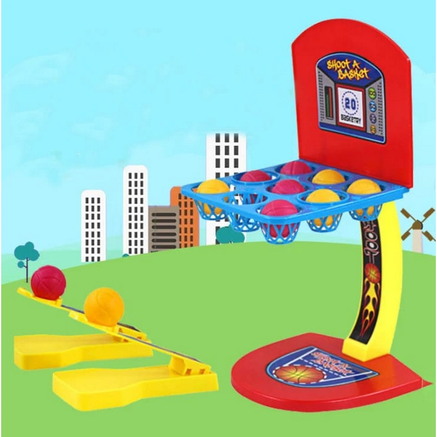 Mini Tabletop Basketball Shooting Indoor Game - FlyingCart.pk