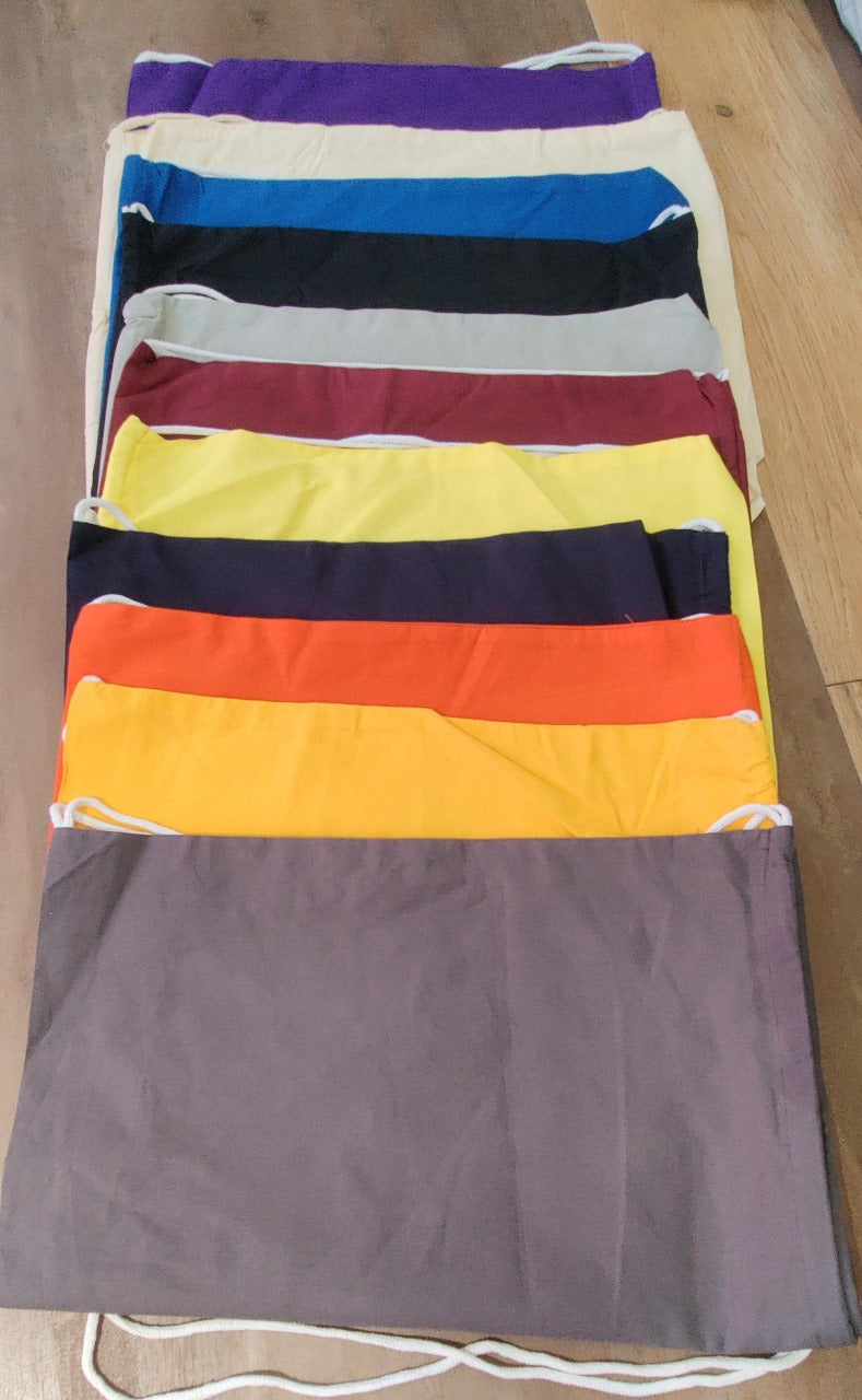 Cotton Canvas Drawstring Backpack Bags OR Printable Draw String Bags-FlyingCart.pk