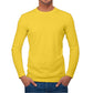 Full Sleeves Yellow T-Shirt For Men - FlyingCart.pk