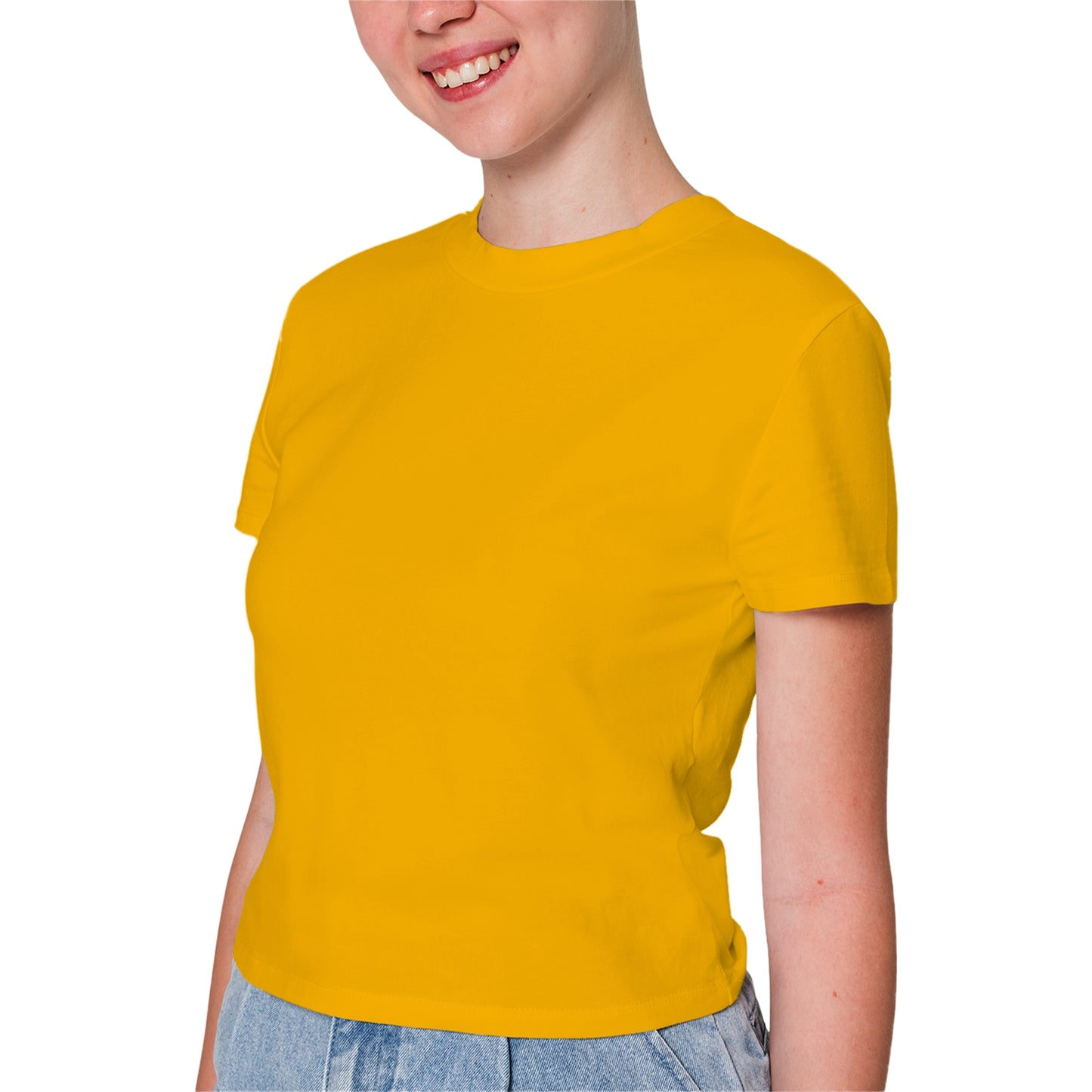 Yellow T-Shirt For Women - FlyingCart.pk