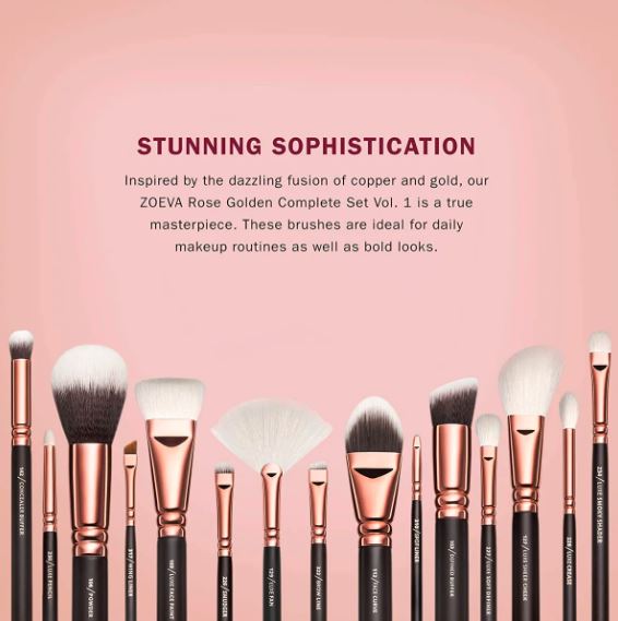 ZOEVA, MAKEUP ARTIST BRUSH SET