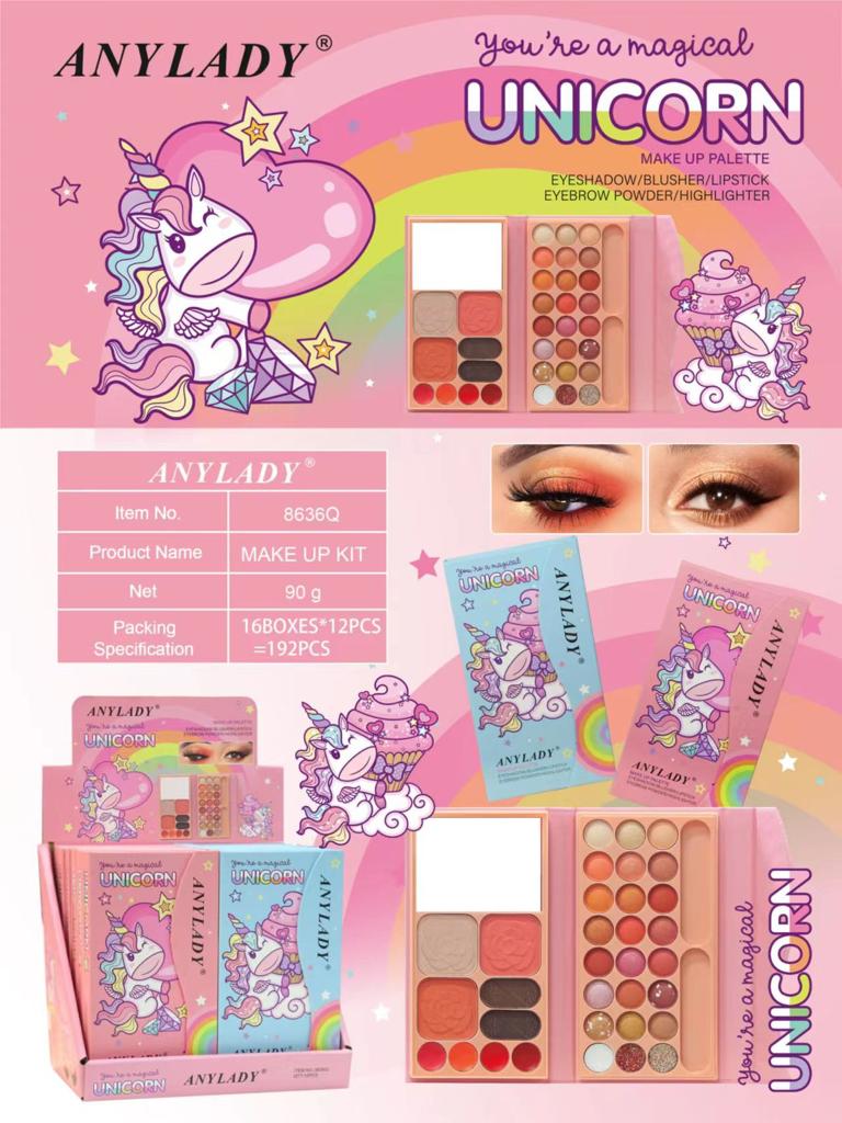 Anylady Unicorn Makeup kit - FlyingCart.pk