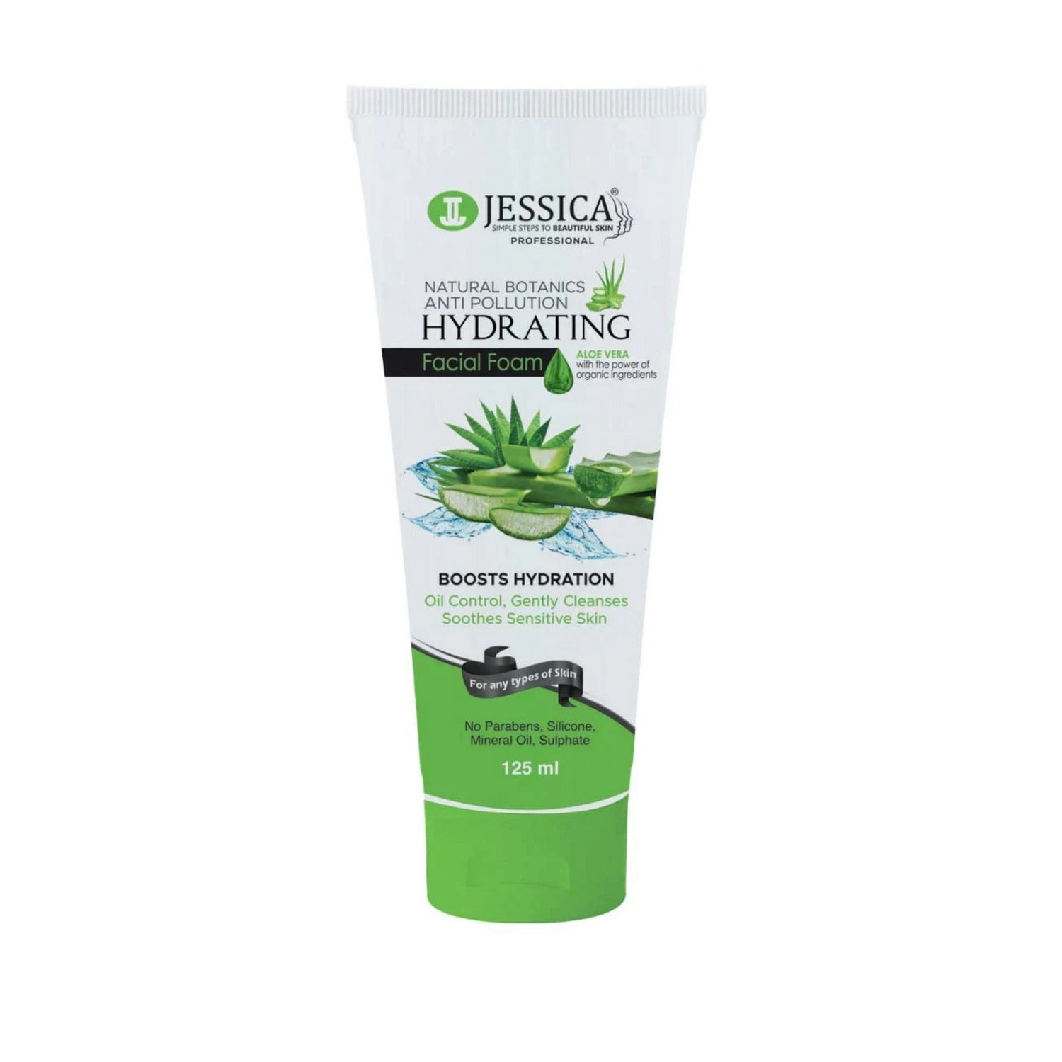 Jessica Botanic Aloe Facial Foam 125ml - FlyingCart.pk