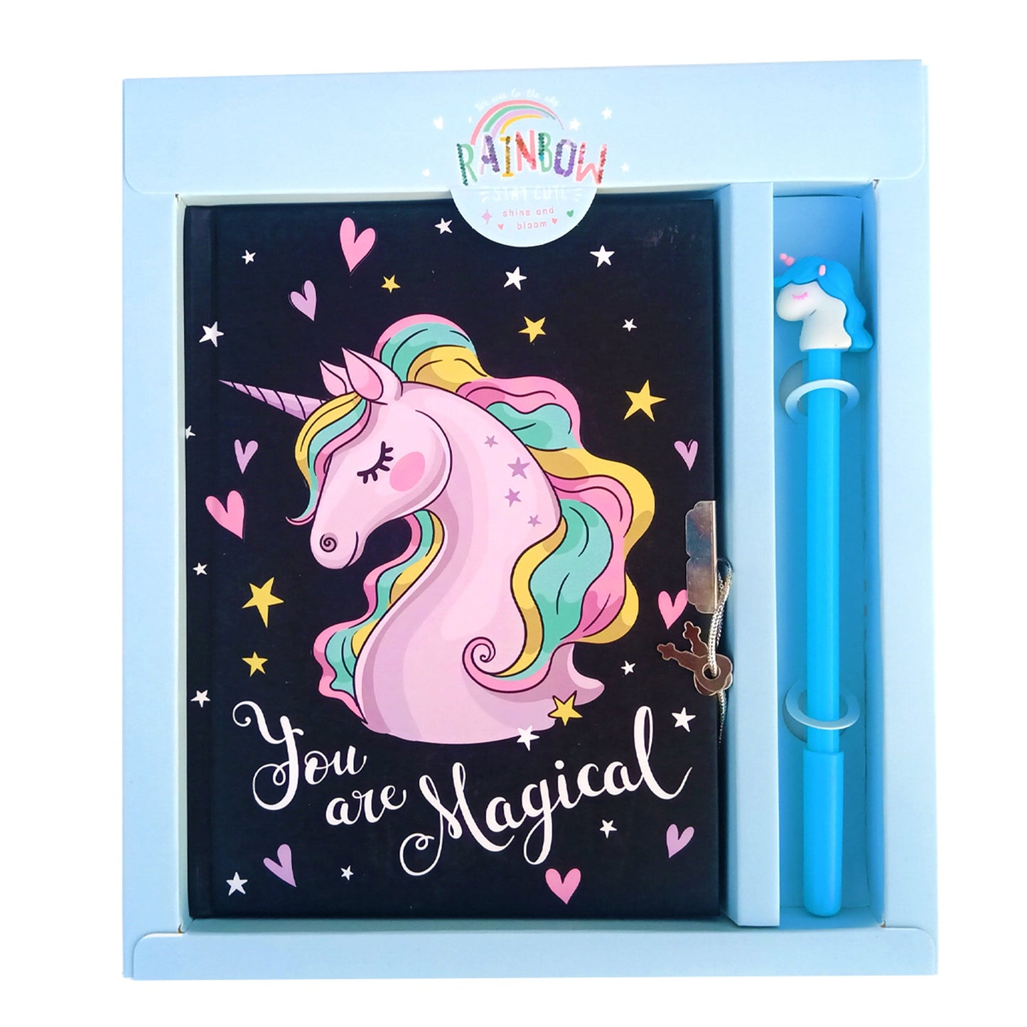 Unicorn Diary with Stationery - FlyingCart.pk