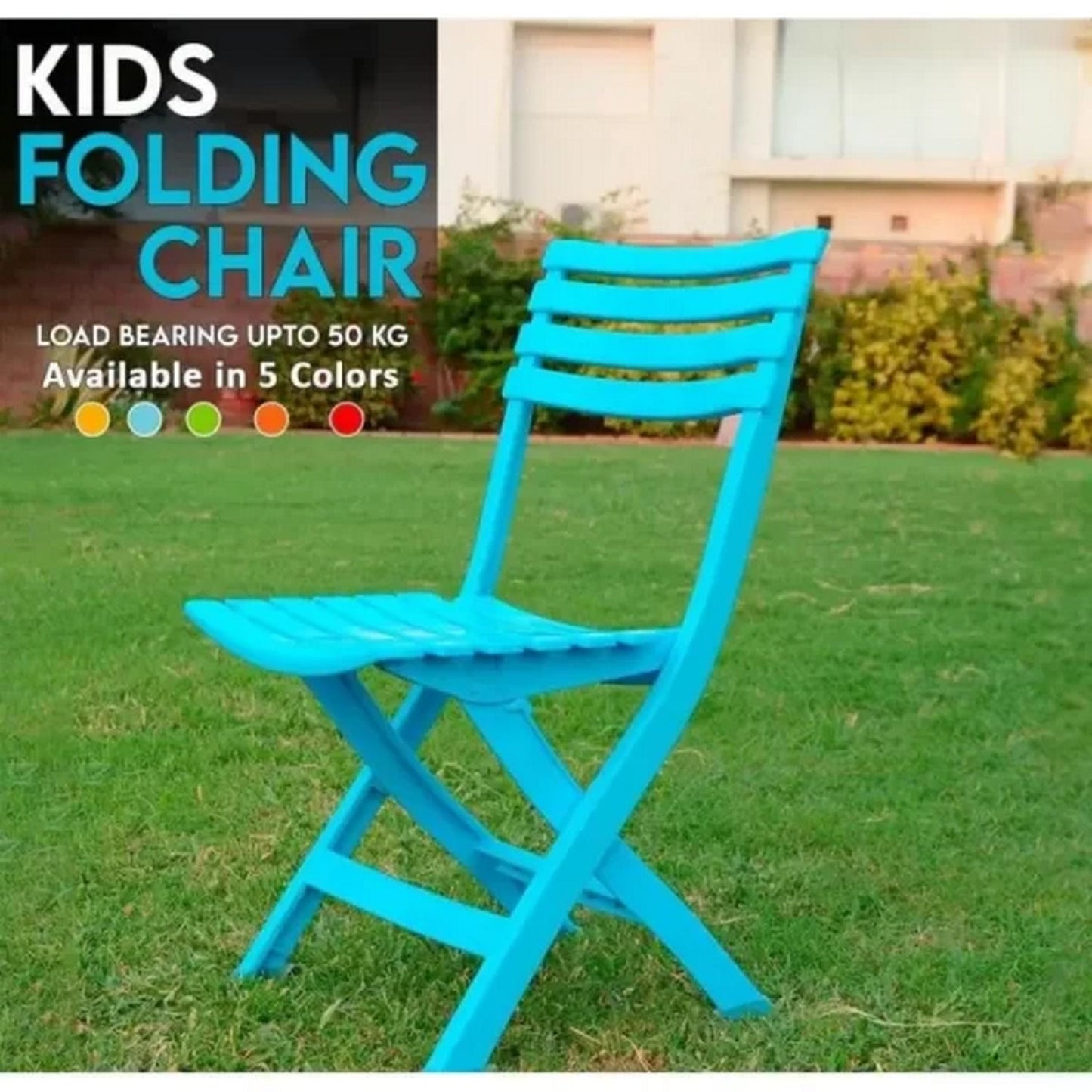 Kids Folding Portable (1 Table + 2 Chairs) - FlyingCart.pk