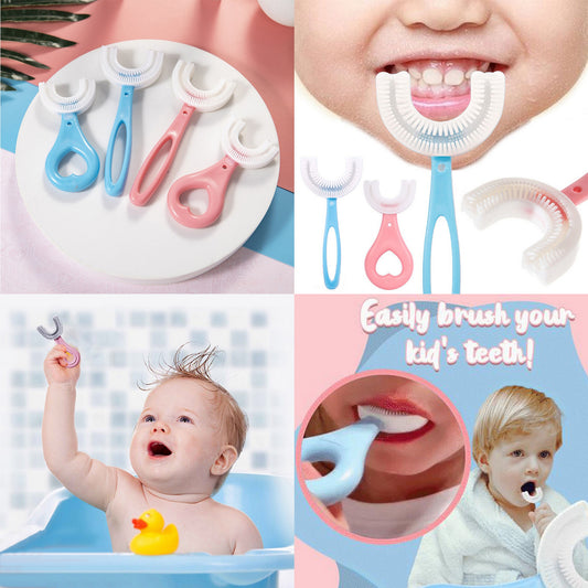 Baby Toothbrush Children's Teeth Cleaning Brush - FlyingCart.pk
