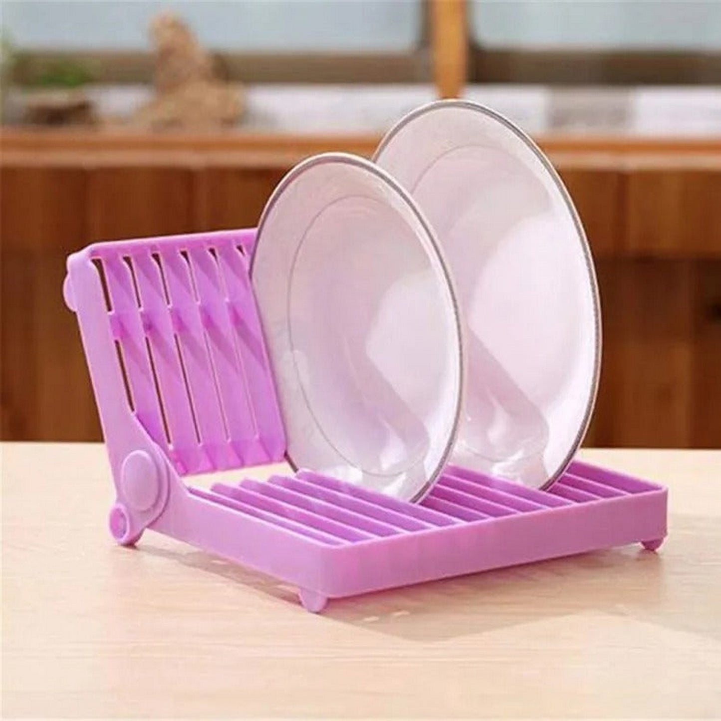 Folding Plastic Dish Rack Drying Rack Holder - FlyingCart.pk