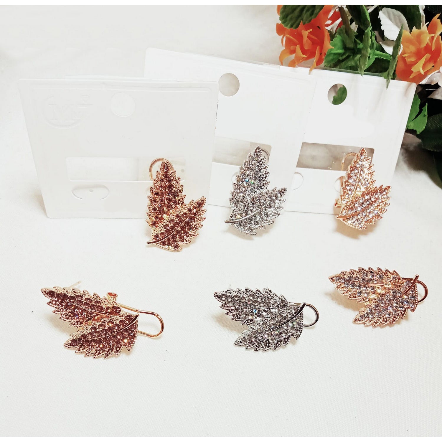 Leaf Earrings - FlyingCart.pk