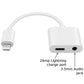 Apple iPhone Lightning to 3.5mm Earphone Jack & Mobile Charging Adapter - Flyingcart.pk