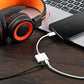 Apple iPhone Lightning to 3.5mm Earphone Jack & Mobile Charging Adapter - Flyingcart.pk