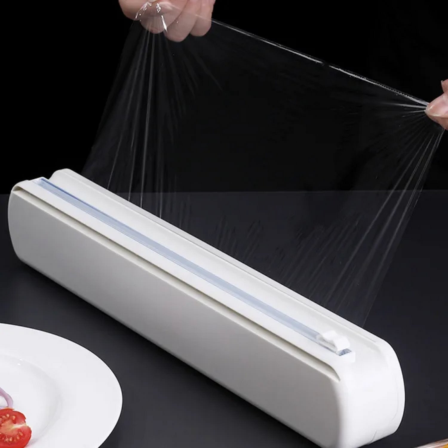 Plastic Wrap Dispenser With Cutter - FlyingCart.pk