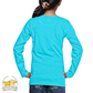 Aqua Blue  Kids Full Sleeves T-Shirt For Girls - FlyingCart.pk