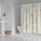 bathroom-shower-curtain-modern-waterproof-with-12-hooksrandom-1-flyingcart.pk