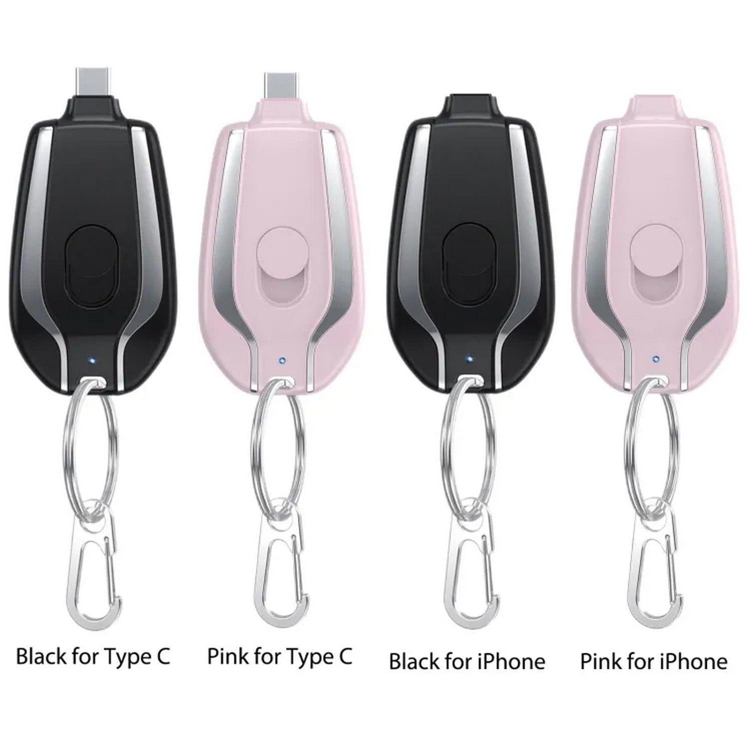 Mini Portable Keychain Power Bank For Emergency (1500 Mah) - FlyingCart.pk