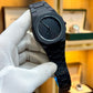 Black Aura Quartz Watch – Stylish Analog Watch for Men & Boys - Flyingcart.pk