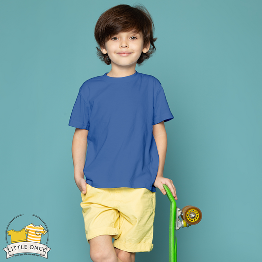 Blue Stone  Kids Half Sleeves T-Shirt For Boys - FlyingCart.pk