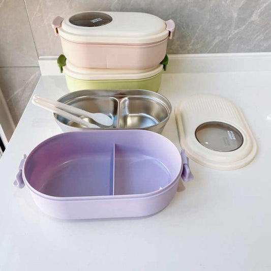 Bonbox Stainless Steel Thermal Lunch Box - Flyingcart.pk