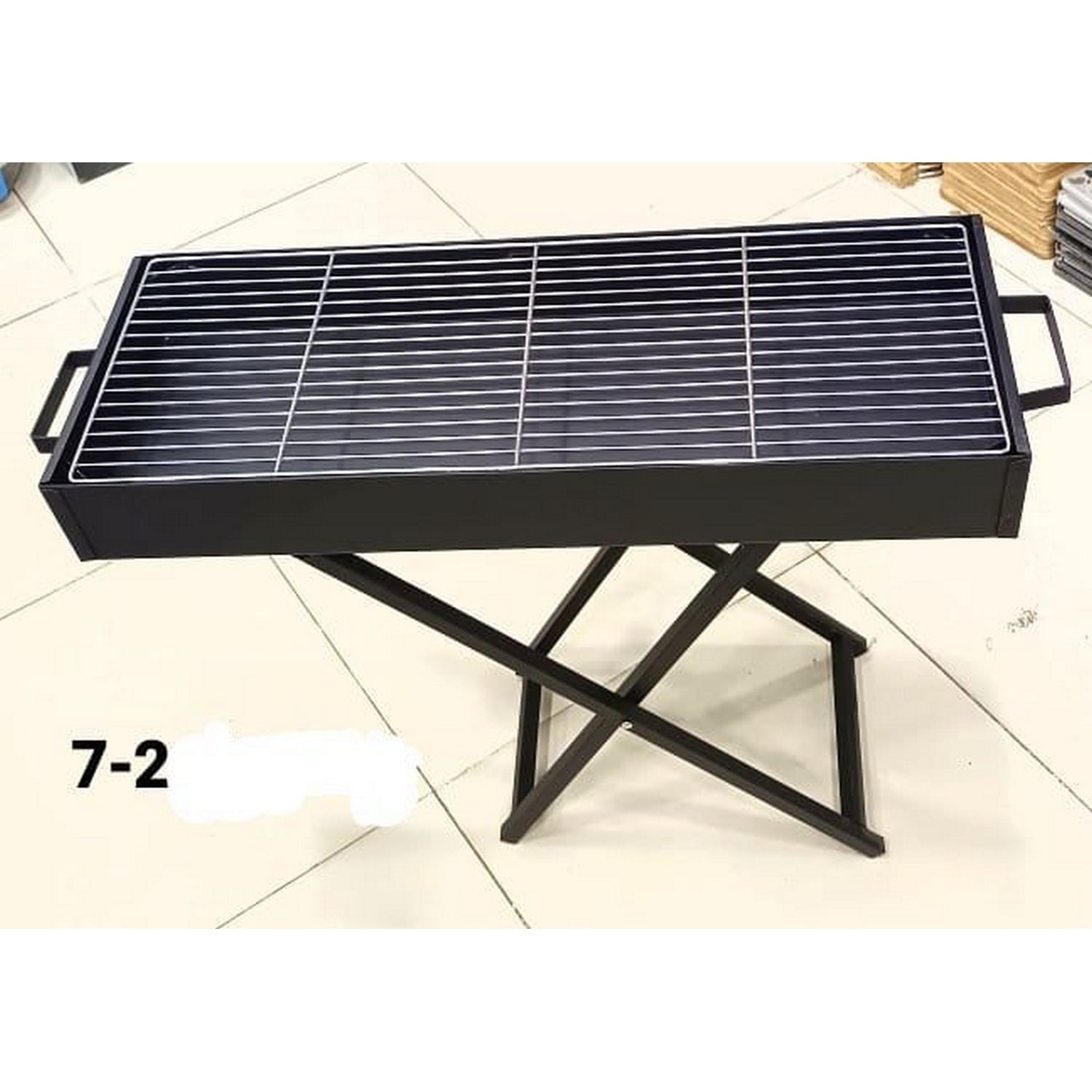 Folding Barbecue Grill Portable Heavy Quality Commercial Use - FlyingCart.pk