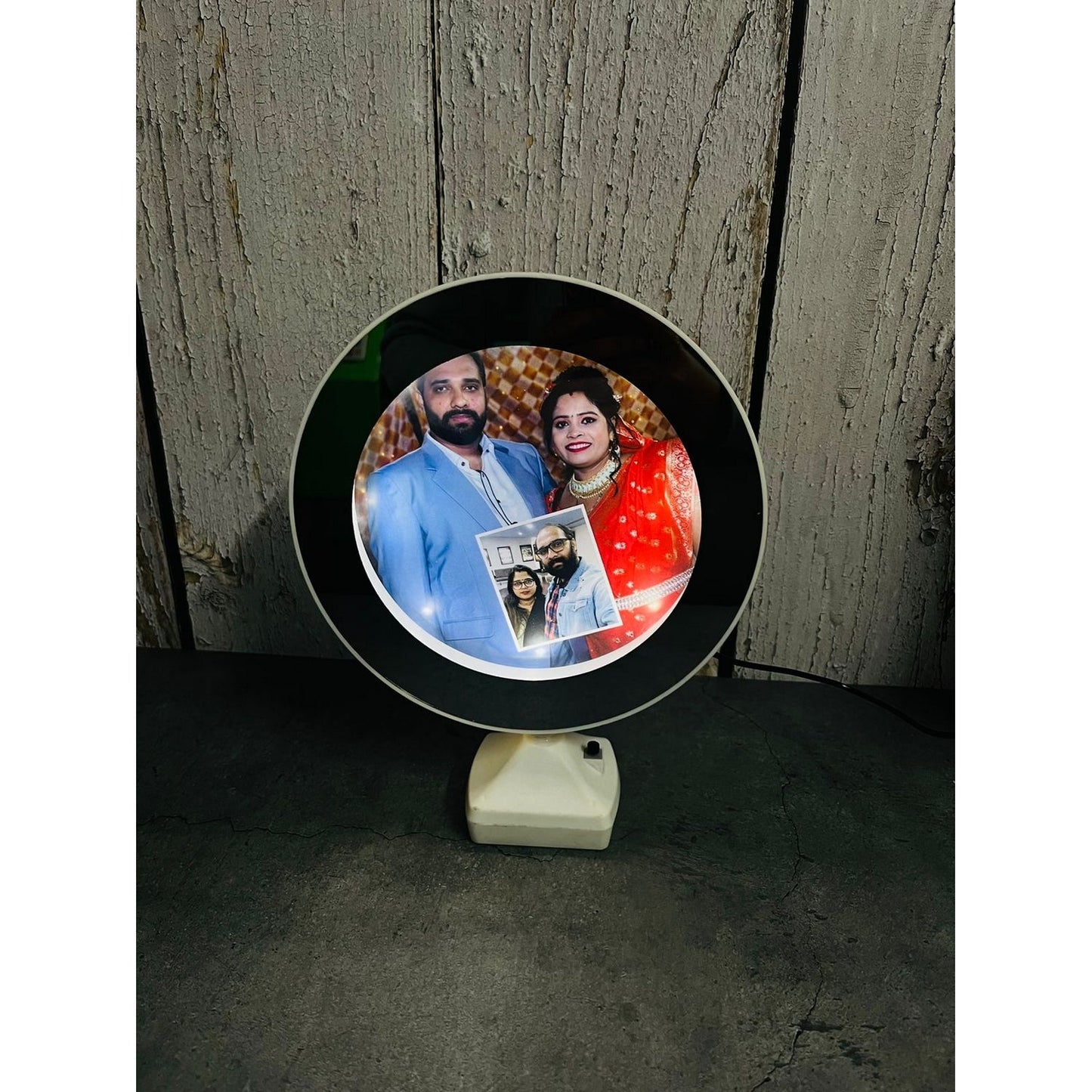 LED Magic Mirror Photo Frame - FlyingCart.pk