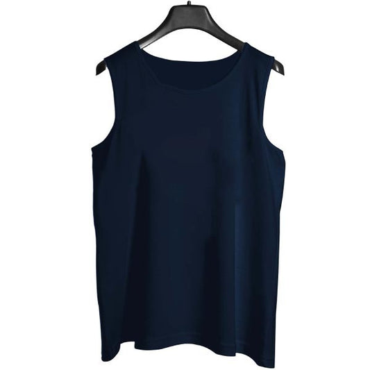 Captain Black Men’s Vest [Navy Blue] – 100% Pure Cotton Sleeveless Sando - Flyingcart.pk