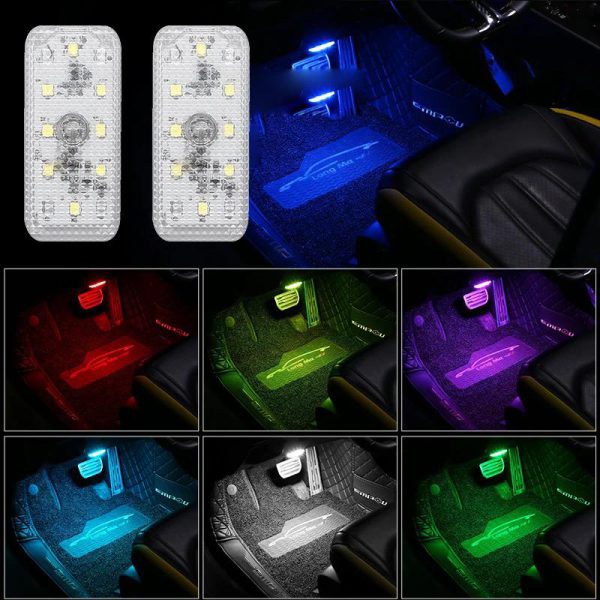 car-led-lights-interior-magnetic-auto-interior-lighting-usb-rechargeable-portable-led-lights-car-night-reading-car-ambient-lighting-7-colors-random-color-2-2-flyingcart.pk