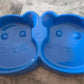 cat-shaped-double-food-bowl-pet-plastic-food-bowl-random-color-2-3-flyingcart.pk