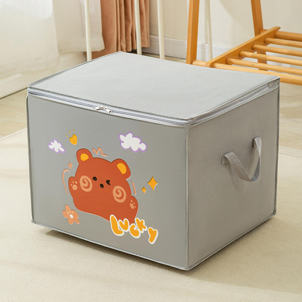 Baby Clothes Storage- Cartoon Animal Cube Box - FlyingCart.pk