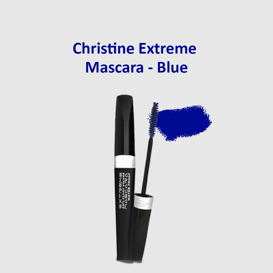 Christine Extreme Mascara – Blue - FlyingCart.pk