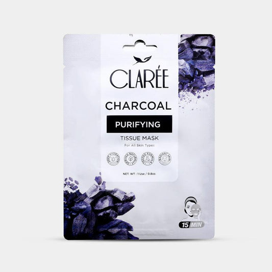 CLAREE Charcoal Purifying Tissue Mask - FlyingCart.pk