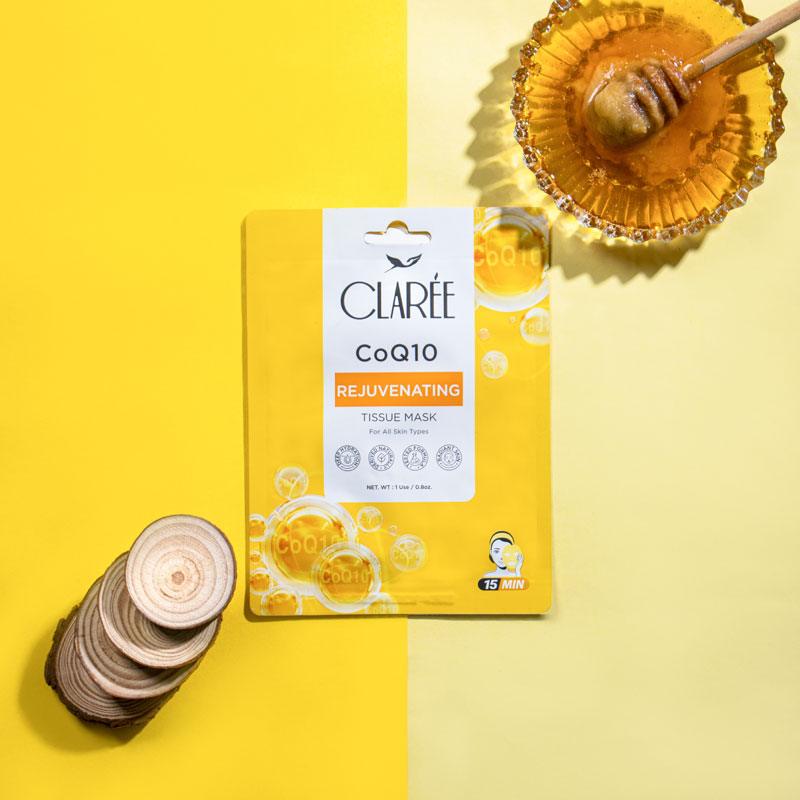 CLAREE CoQ 10 Rejuvenating Tissue Mask - FlyingCart.pk