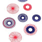 Colorful Plastic Templates Drawing Ruler Painting Set - Flyingcart.pk