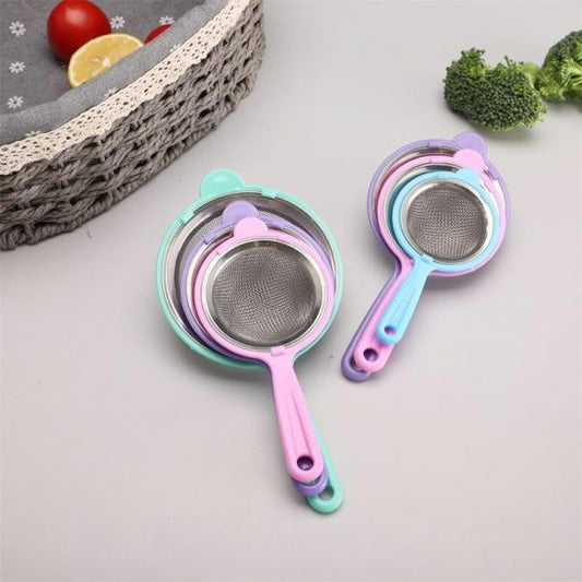 colorful-stainless-steel-mesh-tea-strainer-with-plastic-handle-fine-sieve-for-kitchen-use-1-flyingcart.pk