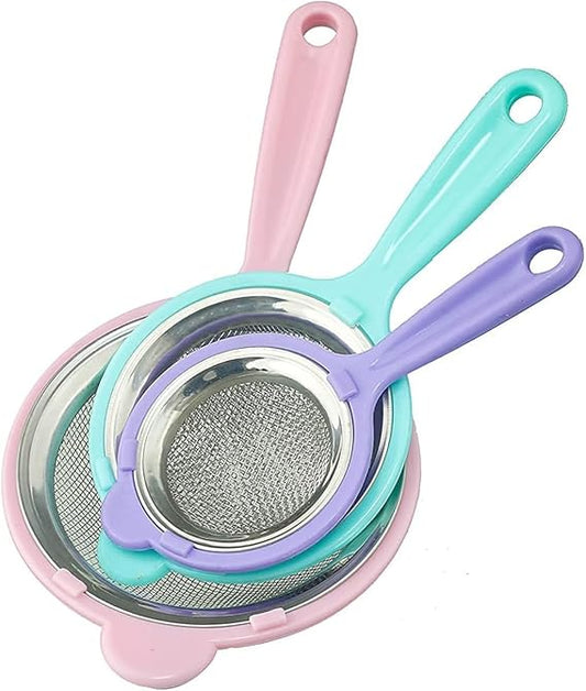 colorful-stainless-steel-mesh-tea-strainer-with-plastic-handle-fine-sieve-for-kitchen-use-1-flyingcart.pk