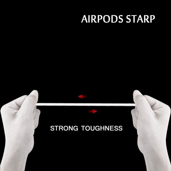 Anti-Lost Silicone Earphone Rope Holder – Secure Neck Strap for AirPods & Bluetooth Earbuds (55cm)