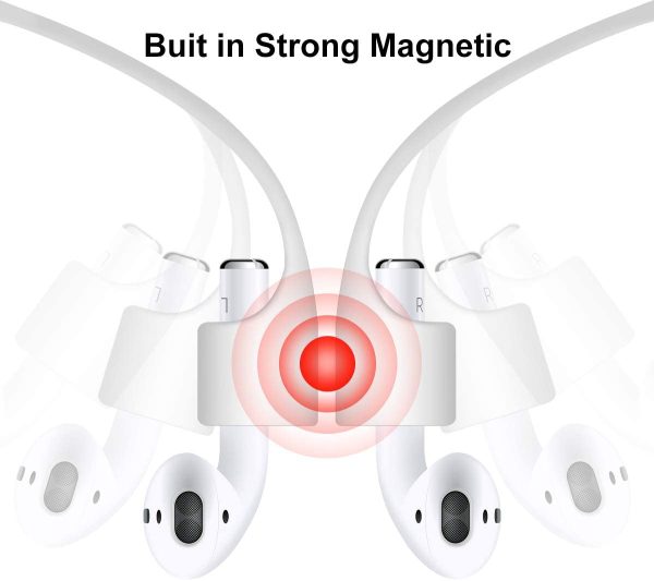 Anti-Lost Silicone Earphone Rope Holder – Secure Neck Strap for AirPods & Bluetooth Earbuds (55cm) - Flyingcart.pk