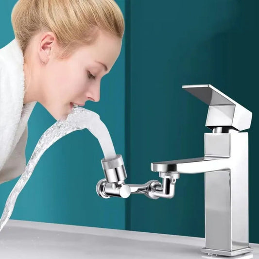 Rotating Faucet Spray Head 1080° Robotic Arm Extension - FlyingCart.pk