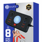 Dany C-1 Clipper Charger – 6 USB Port DC Solar Mobile Charger with LED Light & Safety Protection