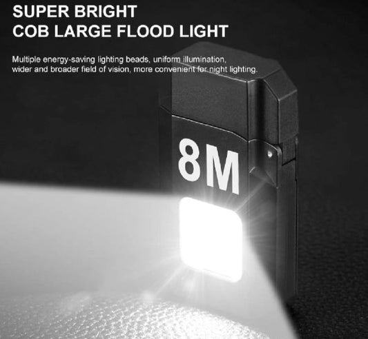 dh-001-cob-led-flashlight-with-lighters-dual-arc-pulse-flameless-lighter-type-c-rechargeable-lighter-work-light-mini-light-mens-gift-dual-arc-pulse-flameless-lighter-2-1-flyingcrt.pk